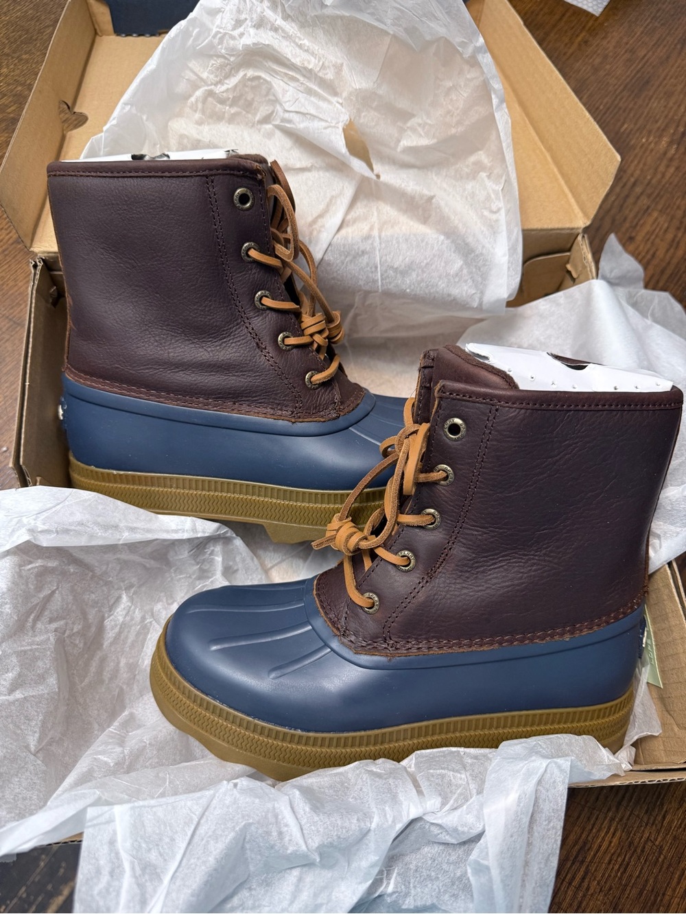 Sperry Women's Saltwater 2.0 Duck Boot | Navy | 5 | NWT